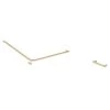 Aliro Accessible 140° Grab Rail - Brushed Brass - Set