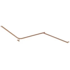 Aliro Accessible 140° Continuous Grab Rail - Brushed Copper