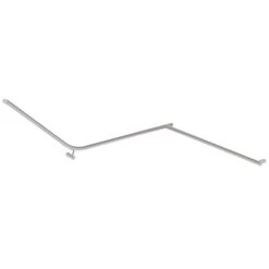 Aliro Accessible 140° Continuous Grab Rail - Stainless Steel