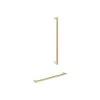 (D)Aliro Accessible Shower Grab Rail Set - Brushed Brass