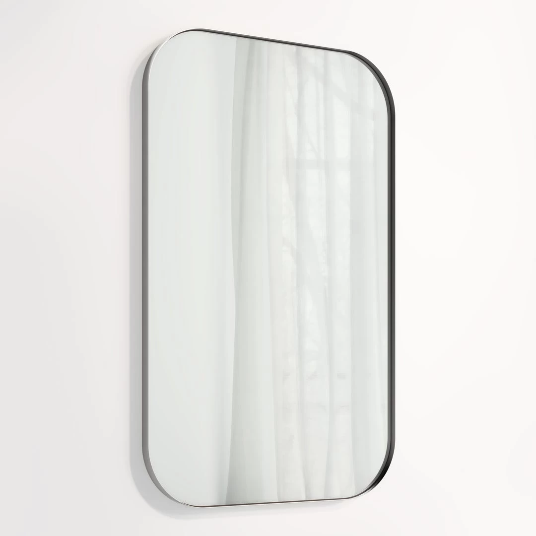 Aliro Mirror 1000 X 625mm - Brushed Gunmetal 1 Aliro Mirror 1000 X 625mm - Brushed Gunmetal