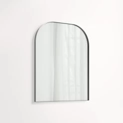 Arch Wall Mirror 600 X 750mm - Brushed Gunmetal