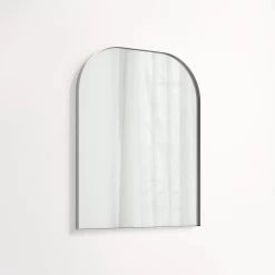 Arch Wall Mirror 600 X 750mm - Stainless Steel