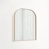 Arch Wall Mirror LED 600 X 750mm - Brushed Copper
