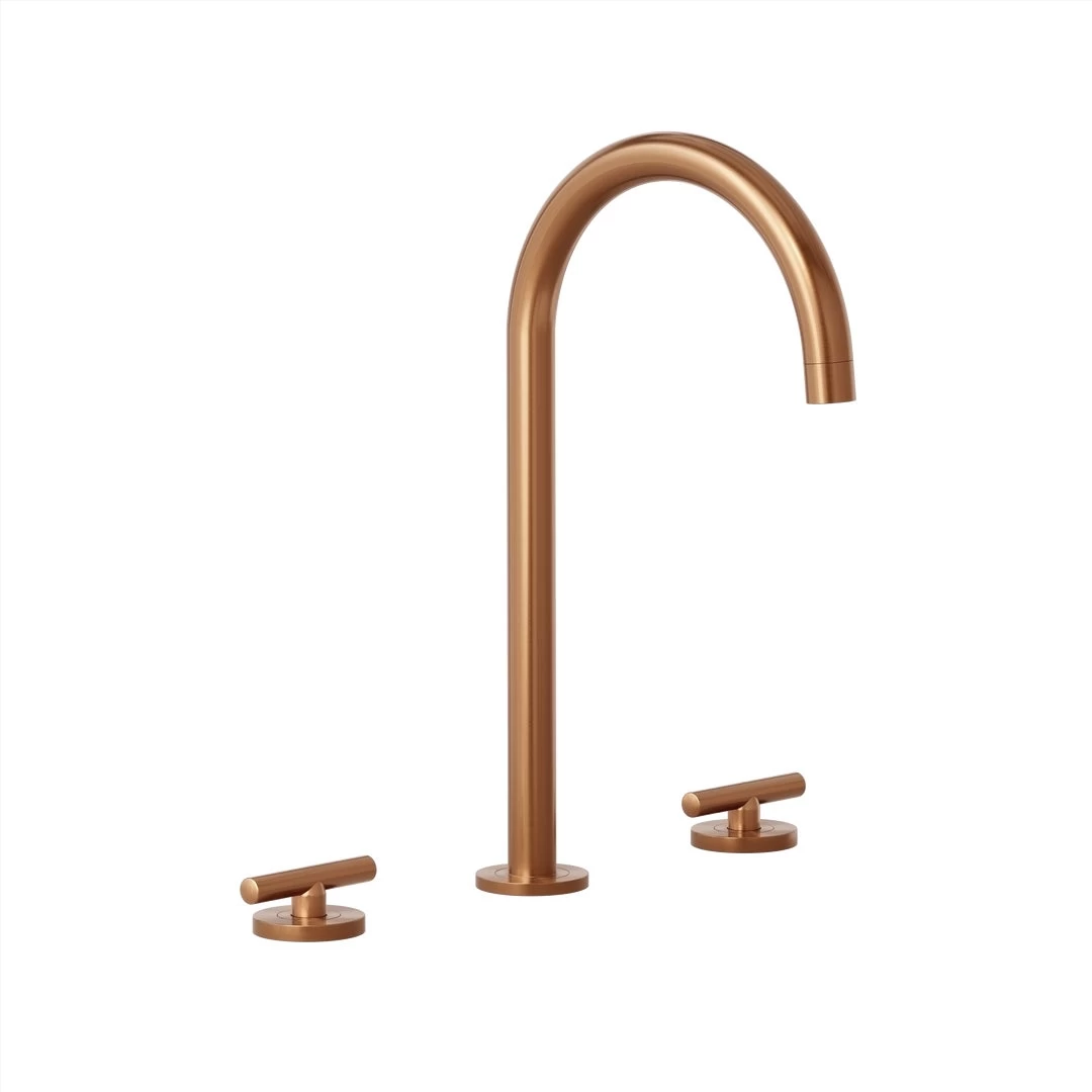 Barre Assembly Bench-Mounted Set - Brushed Copper 1 Barre Assembly Bench-Mounted Set - Brushed Copper