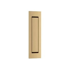 Cavity Slider Edge Pull - Brushed Brass