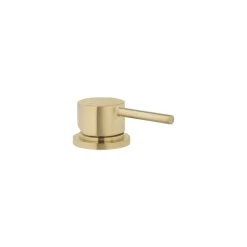 Elysian Bench-Mounted Minimal Mixer - Brushed Brass