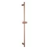Elysian Shower Rail - Brushed Copper