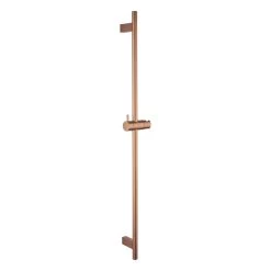 Elysian Shower Rail - Brushed Copper