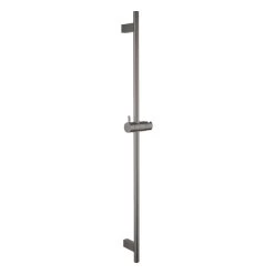 Elysian Shower Rail - Brushed Gunmetal