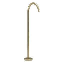 Floor-Mounted Bath Filler - Brushed Brass