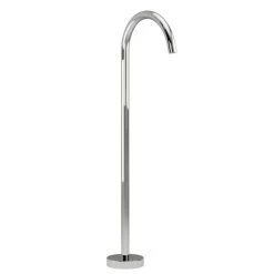 Floor Mounted Bath Filler - Chrome