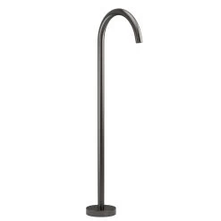 Floor Mounted Bath Filler - Brushed Gunmetal