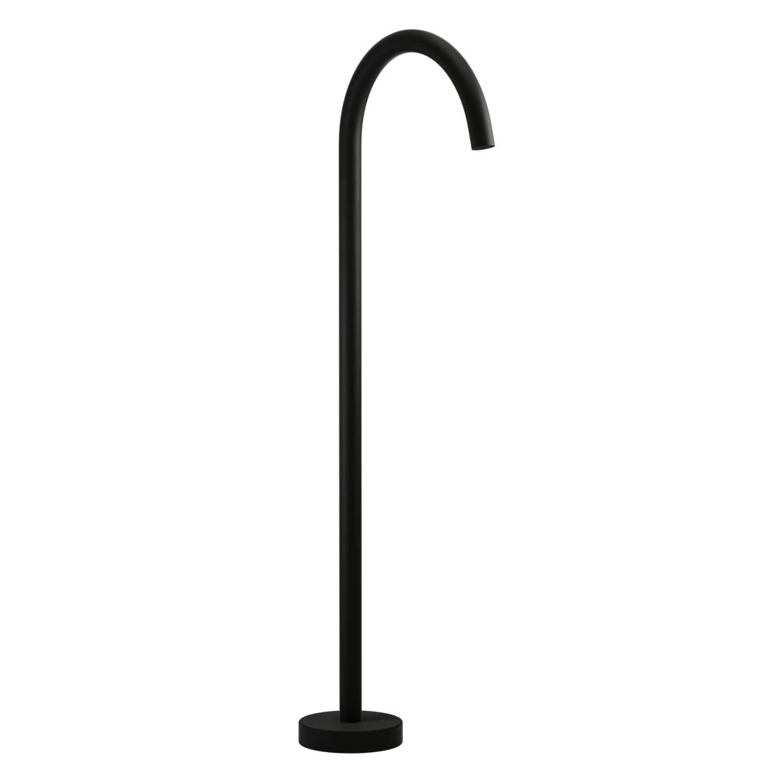 Floor Mounted Bath Filler - Matte Black 1 Floor Mounted Bath Filler - Matte Black