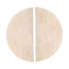 Travertine Half Moon Entry Door Pull (Pair)