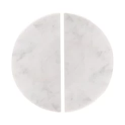 Carrara Half Moon Entry Door Pull (Pair)