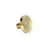 Havana Round Cabinetry Knob - Brushed Brass (DN)