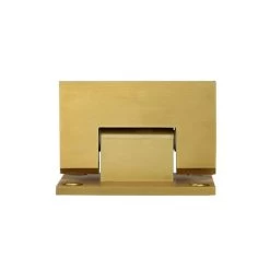 Kenzie Glass-to-Wall Shower Hinge - Brushed Brass