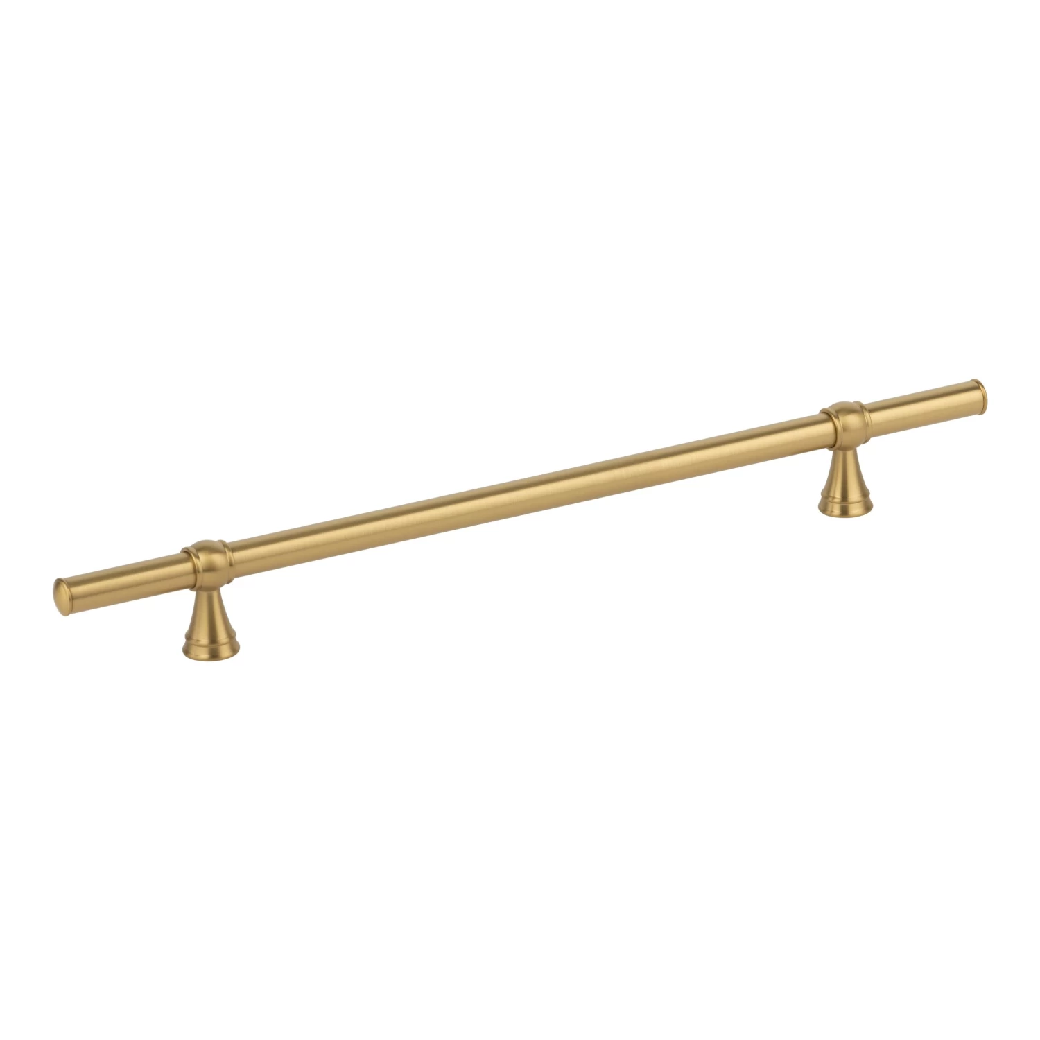 Kingsley Adjustable Cabinetry Pull 350mm - Brushed Brass 1 Kingsley Adjustable Cabinetry Pull 350mm - Brushed Brass