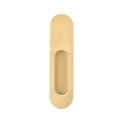 Leroy Sliding Door Dummy Pull - Brushed Brass