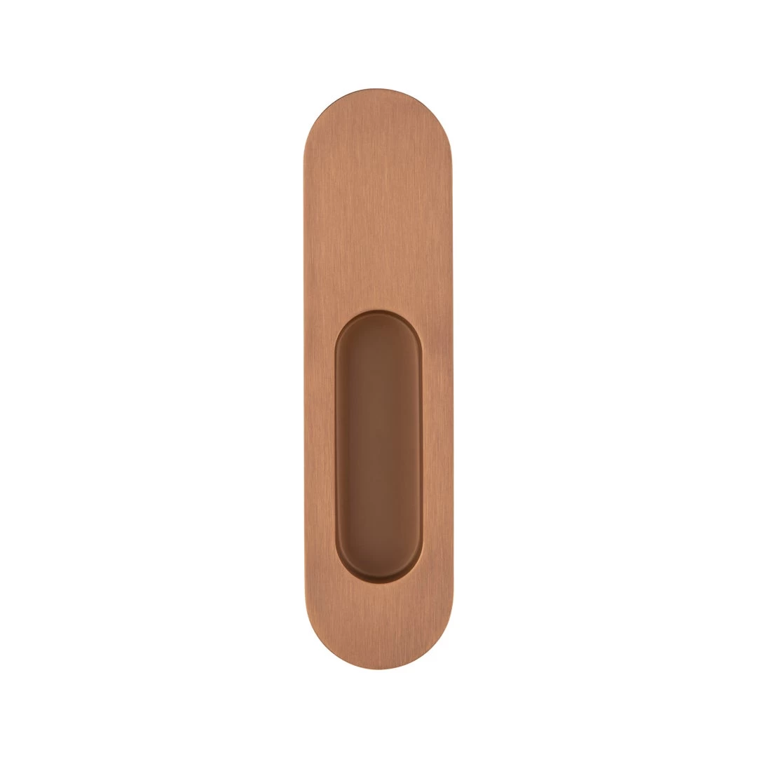 Leroy Sliding Door Dummy Pull - Brushed Copper 1 Leroy Sliding Door Dummy Pull - Brushed Copper
