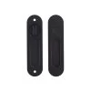 Leroy Sliding Door Privacy Set - Matte Black
