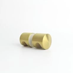 Livio Shower Door Handle - Brushed Brass