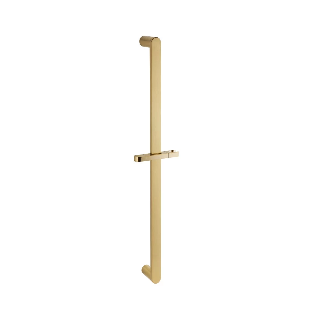 Milani Shower Rail - Brushed Brass 1 Milani Shower Rail - Brushed Brass