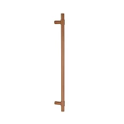 Modi Adjustable Entry Door Pull 600mm - Brushed Copper