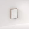 Myra 1-Door Mirror Cabinet 600mm - Pure Oak