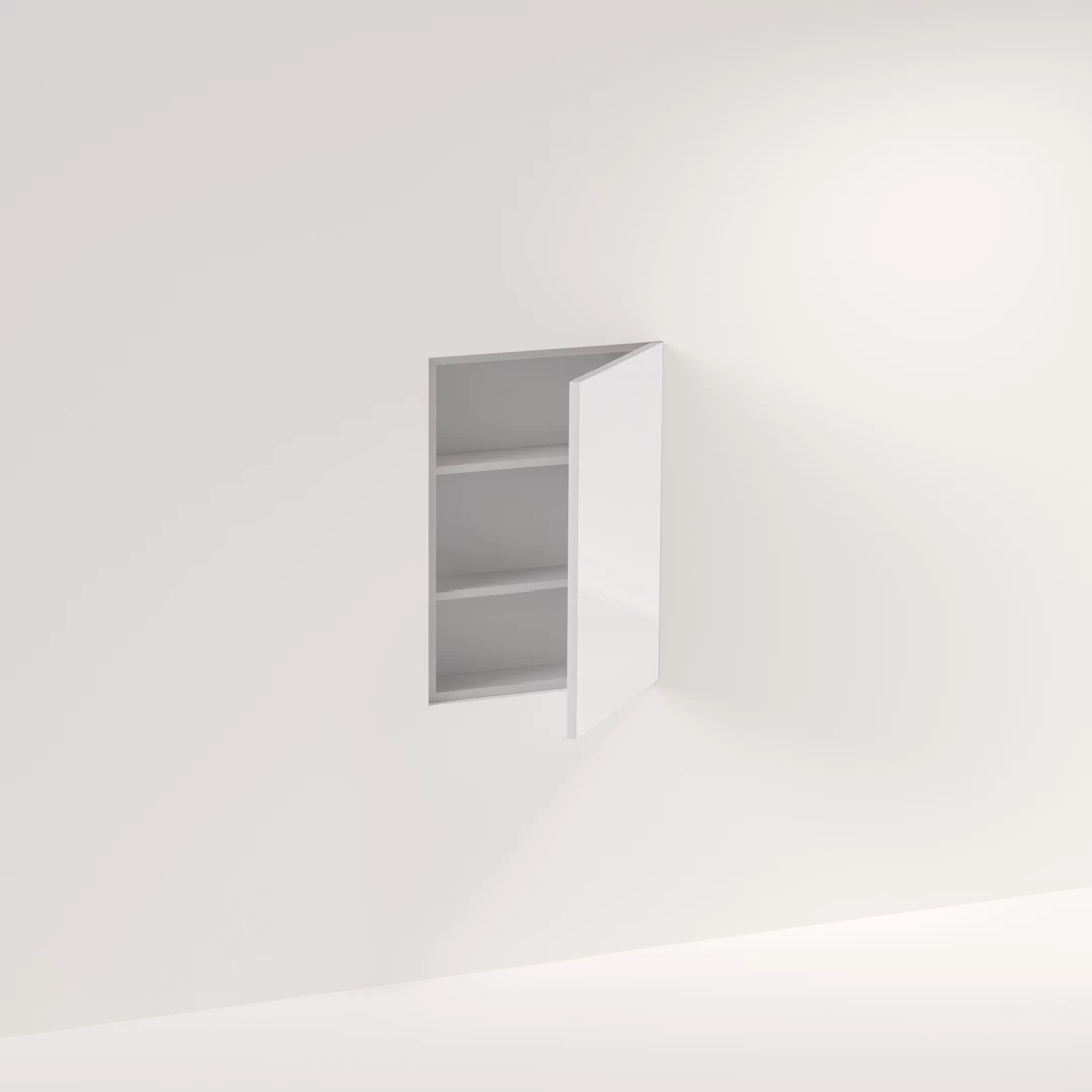 Myra 1-Door Mirror Cabinet Recessed - 564mm 1 Myra 1-Door Mirror Cabinet Recessed - 564mm