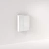 Myra 1-Door Mirror Cabinet 600mm - Matte White 2PAC