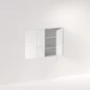 Myra 2-Door Mirror Cabinet Recessed - 1128mm