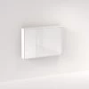 Myra 2 Door Mirror Cabinet 1164mm - Matte White