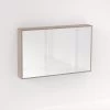 Myra 3-Door Mirror Cabinet 1278mm - Pure Oak