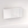 Myra 3 Door Mirror Cabinet 1728mm - Matte White