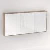 Myra 4-Door Mirror Cabinet 1692mm - Pure Oak