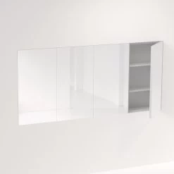 Myra 4-Door Mirror Cabinet Recessed - 1656mm