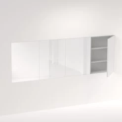 Myra 4-Door Mirror Cabinet Recessed - 2256mm