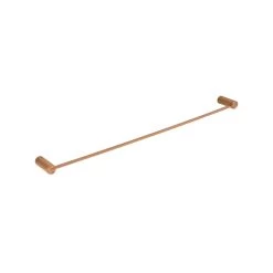 Namika Single Towel Rail - Brushed Copper