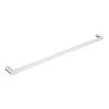 Milani Single Towel Rail 800mm - Chrome