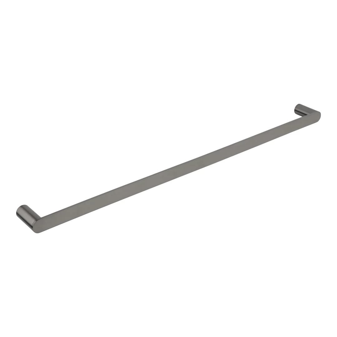 Milani Single Towel Rail 800mm - Brushed Gunmetal 1 Milani Single Towel Rail 800mm - Brushed Gunmetal