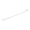 Milani Single Towel Rail 800mm - White