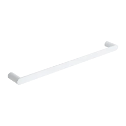 Milani Single Towel Rail 600mm - White