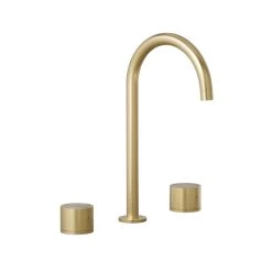 Pixi Tile Insert Assembly Bench-Mounted Set - Brushed Brass