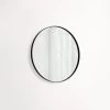 Round Mirror 600mm - Matte Black