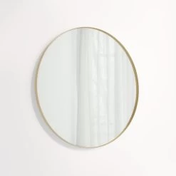 Round Mirror 800mm - Brushed Brass