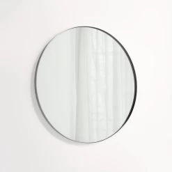 Round Mirror 800mm - Brushed Gunmetal
