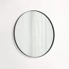 Round Mirror 800mm - Matte Black