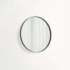 Round Mirror LED 600mm - Matte Black